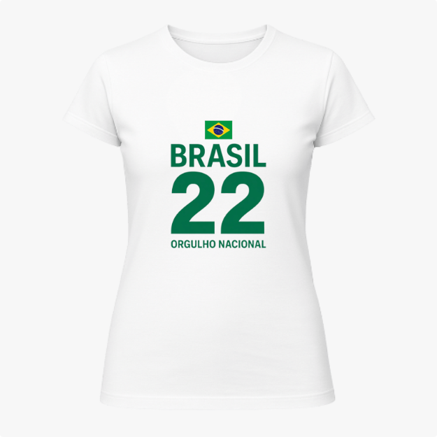 Brasil 22 – Orgulho Nacional! Baby look