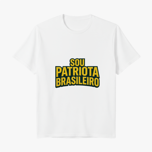 Camiseta Sou Patriota Brasileiro