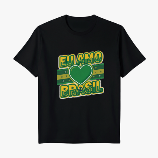 Camiseta Eu amo Brasil