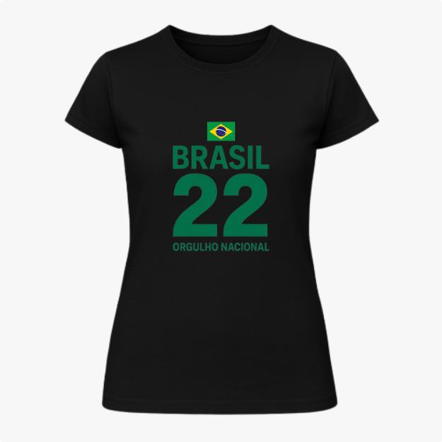 Brasil 22 – Orgulho Nacional! Baby look